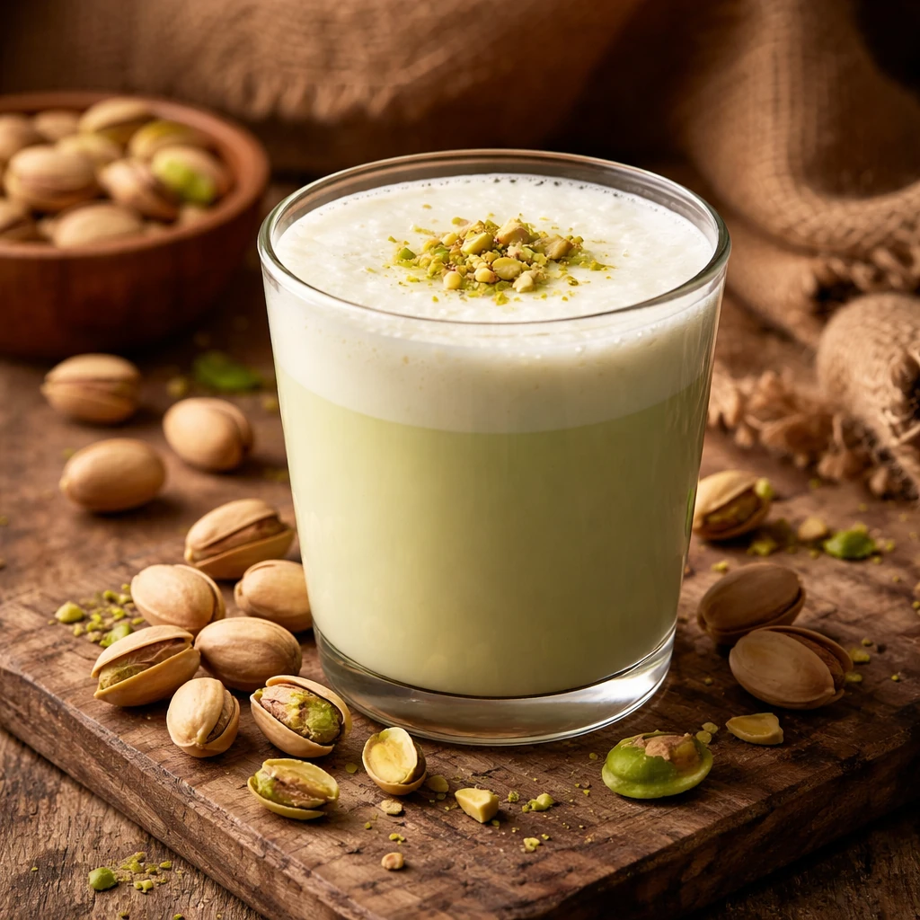 شیر پسته
